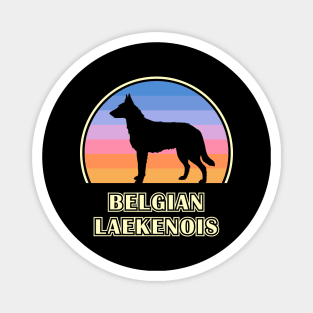 Belgian Laekenois Vintage Sunset Dog Magnet